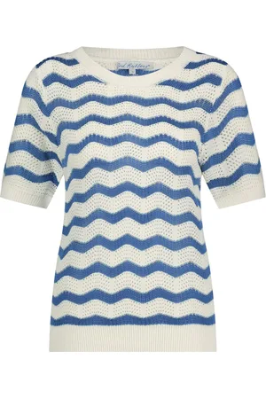 Red Button Trui SRB4516 Sweet zigzag - fresh BLue
