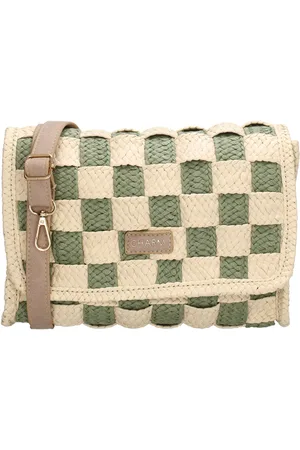 Charm London Cornwall Schoudertas - Crossbody - Riet - Overslag - Schouderband