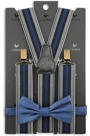 Sir Redman Bretels met strik - bretels combi pack Lucas Smith blauw
