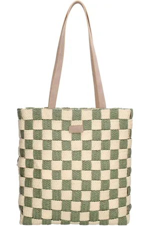 Charm London Cornwall Shopper - Riet - Ritssluiting - Ritsvak - Tote Bag