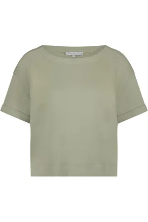 Red Button T-shirt Skyler Scuba Top Srb4531 Summersage Dames Maat - XL