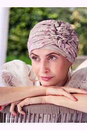 CHRISTINE Hoclotus turban - linen - - chemo - alopecia