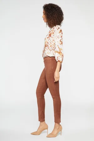 NYDJ Basic Legging Bruin Faux Suede