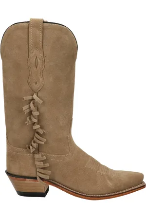 Bootstock Ruffle dames cowboylaars - Sand - Maat 36