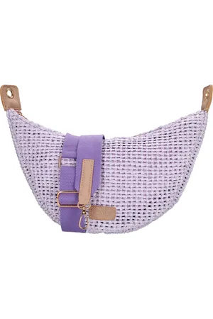Charm London Brighton Schoudertas - Crossbody - Raffia - Schouderband - Ritssluiting