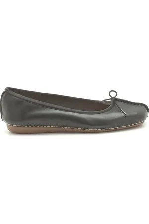 Clarks Damesschoenen - Freckle Ice - Black Leather - Maat 36