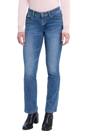 Cross Jeans Dames Jeans Broeken LAUREN bootcut Fit Blauw 27W / 34L Volwassenen