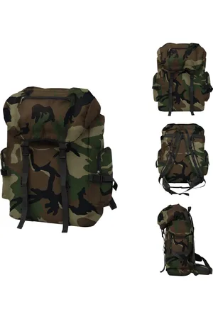 vidaXL Backpack - Backpacks - Rugzak - Rugzakken - Rugzak legerstijl 65 L camouflage