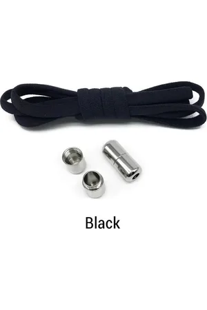 Merkloos Elastische Geen Tie Schoenveters Halve Cirkel Veters Voor Kinderen En Volwassen Sneakers Schoenveter Quick Lui Metalen Slot Veters Schoen Strings