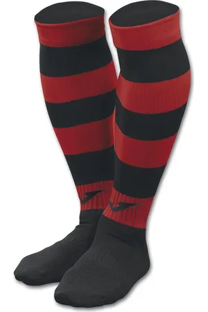 Joma Zebra II Kousen - Zwart / Rood | Maat: 40-46