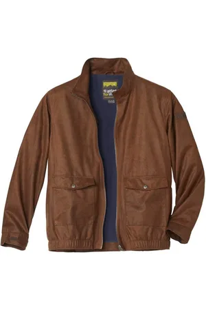 Atlas For Men Suèdine jack met fleecevoering - Heren - Verkrijgbaar in grote maten - 4XL