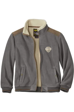 Atlas For Men – Fleecejack – Sherpa Gevoerde Herenfleece – Ideaal voor Winter, Reizen en Wandelen – Verkrijgbaar in Grote Maten van M tot 5XL - 4XL