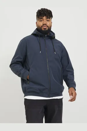 JACK & JONES Basic Hooded Softshell Jas Heren (plussize) - Maat 6XL