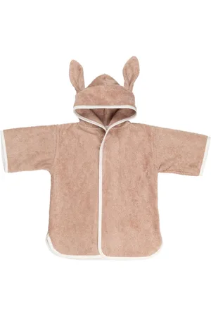 Fabelab Baby Badjas Konijn Old Rose