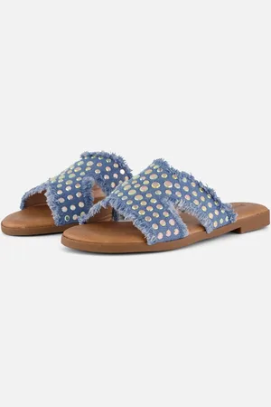 Ann Rocks Denim Slippers Synthetisch - Maat 40