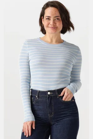 Ydence Knitted Top Devina Tops & T-shirts Dames - Shirt - - Maat XL
