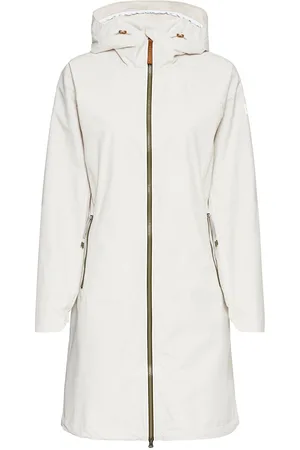 Camel Active TeXXXactive® Functionele jas met capuchon - Maat womenswear-40 - Pearl wit