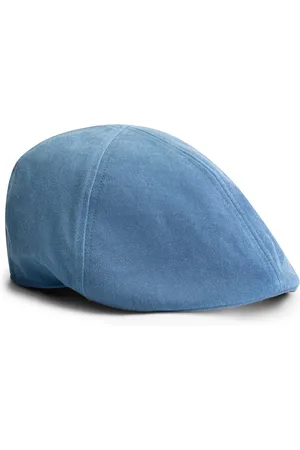 MGO MGO Bourne - Flat cap - 100% katoen - Ducky cap - Blauw