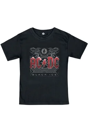 AC/DC Metal-Kids - Black Ice T-shirt 140 Katoen Jongens & meisjes - Band merch, Bands