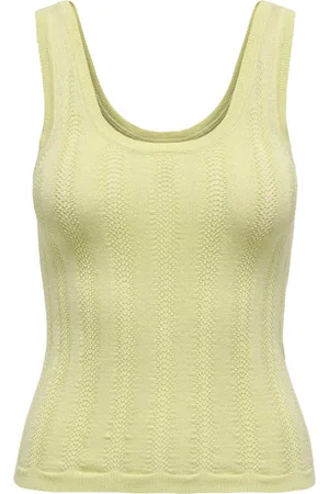 JDY Beauty SL Glitter Structured Knit Tanktop Dames - Maat S