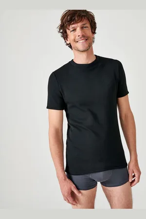 Damart Thermolactyl T-shirt met korte mouwen, geborstelde fleece - Heren - - (118-125) XXL