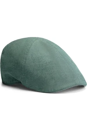MGO MGO Brigg - Flat cap - 100% katoen - Ducky cap - Groen