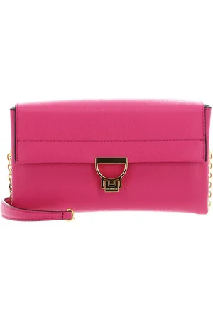 Coccinelle Leren Schoudertas Arlettis Handbag Roze