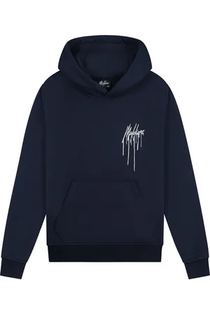 Malelions Hoodie Painter - Navy blauw /