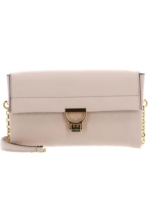 Coccinelle Leren Schoudertas Arlettis Handbag Oud roze