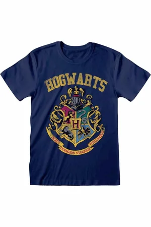 Harry Potter Hogwarts Faded Crest Mens Tshirt - M