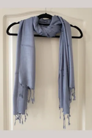 Merkloos Dames sjaal pashmina Marianne lichtpaars