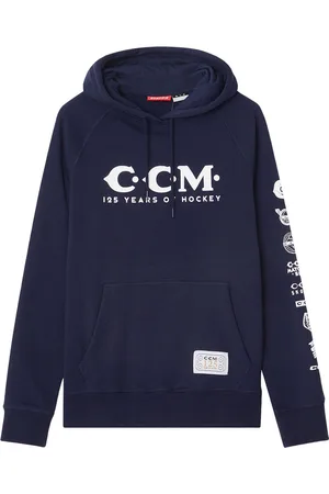 CCM 125 Jaar - Sporttrui met capuchon - Volwassenen - Blauw - XL