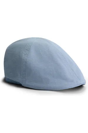 MGO MGO Brigg - Flat cap - 100% katoen - Ducky cap - Lichtblauw