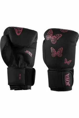 Joya Butterfly Bokshandschoenen - PU - Zwart met - 8 oz.
