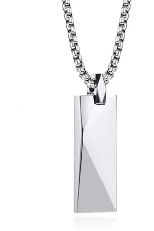 Mendes Ketting met Hanger Geometrisch - Langwerpig