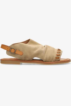 Shabbies Amsterdam Sandalen Angel Sleeve Donker Sand - Maat 41