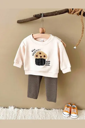 Merkloos Kleding set - Kinderkleding - Unisex - Trui - Legging - Set van twee - - Zwart - 2-3 jaar