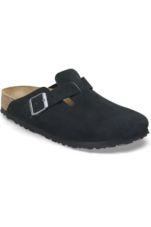 Birkenstock Boston Suede Slippers Muiltjes - - Unisex - Maat 45