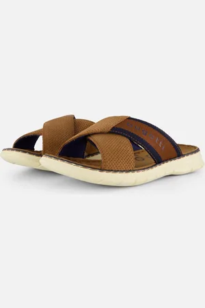Bugatti Leren heren slippers - Maat 46