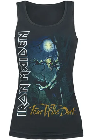 Iron Maiden Fear Of The Dark Top L Katoen Dames - Band merch, Bands, Duurzaamheid