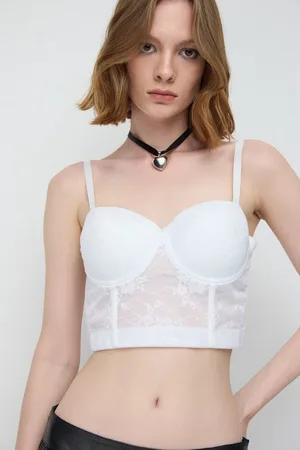 No Matter What Apparel Haut Bustier à Lacets Réglable