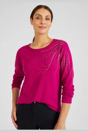 Damart Trui met mooie studs - Vrouwen - - XL