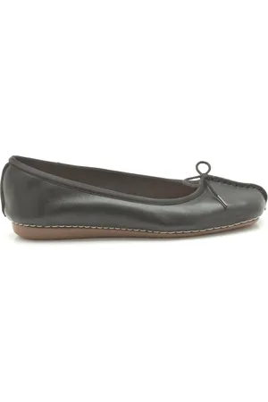 Clarks Damesschoenen - Freckle Ice - Black Leather - Maat 41