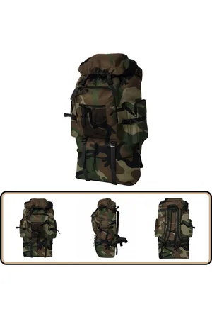 vidaXL Rugzak Legerstijl XXL 100L Militaire Rugzak - Legerrugzak - Camouflagerugzak - Grote Rugzak - 100 Liter Rugzak