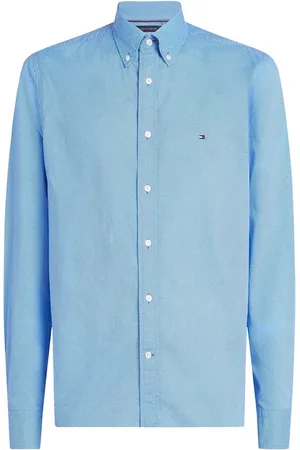 Tommy Hilfiger Flex Poplijn Fake Sol Shirt - Streetwear - Volwassen