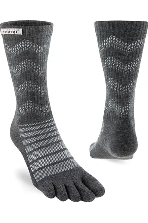 Injinji Outdoor Midweight Crew Wool Slate
