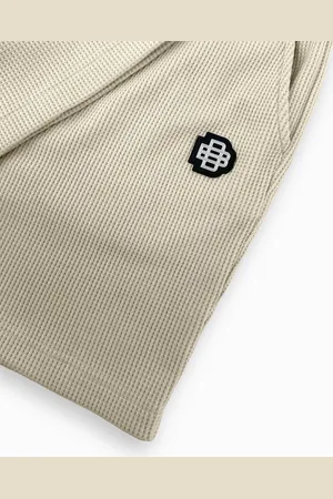Black Bananas MONOGRAM WAFFLE SHORTS