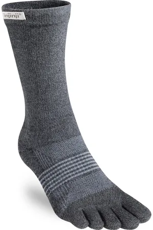 Injinji Womens Trail Midweight Crew Granite