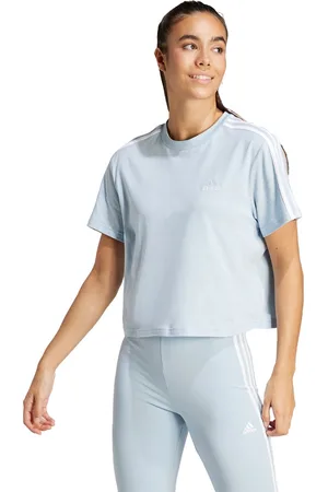 adidas Sportswear Essentials 3-Stripes Single Jersey Croptop - Dames - - XL
