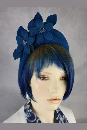 Merkloos Creaciones – Hoofdband – Diadeem – Vilt – Met Bloemen – Handgemaakt en Uniek – Universele Maat